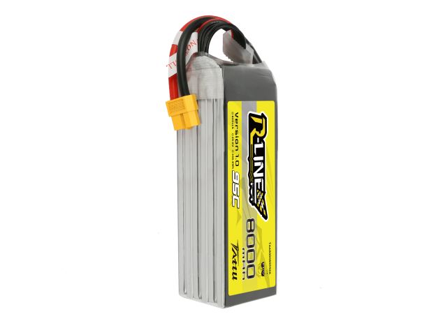 Tattu 8000mAh 8S 95C 29.6V LiPo Batarya | XT60 Konnektör | R-Line 1.0