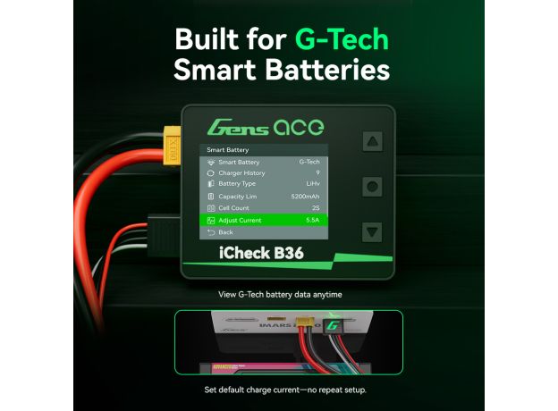 Gens ace iCheck B36 | Smart RC Batarya Checker
