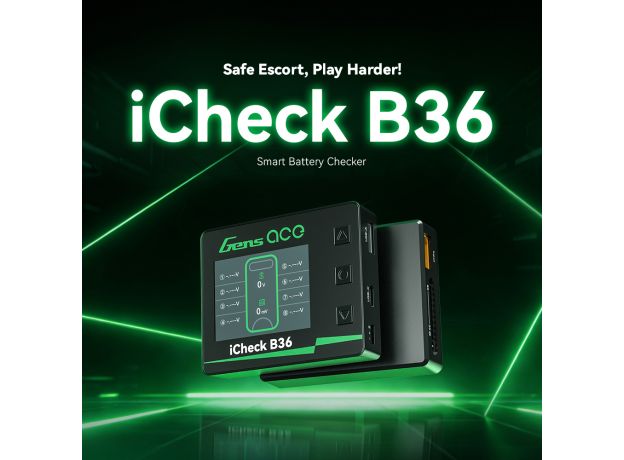 Gens ace iCheck B36 | Smart RC Batarya Checker