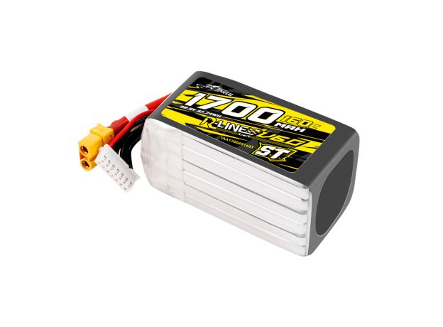 Tattu 1700mAh 6S 160C 22.2V ST LiPo Batarya | XT60 Konnektör | R-Line 6.0