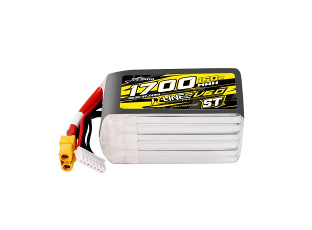 Tattu 1700mAh 6S 160C 22.2V ST LiPo Batarya | XT60 Konnektör | R-Line 6.0