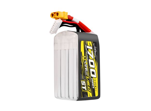 Tattu 1700mAh 6S 160C 22.2V ST LiPo Batarya | XT60 Konnektör | R-Line 6.0