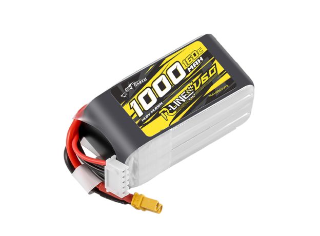 Tattu 1000mAh 4S 160C 14.8V LiPo Batarya | XT30 Konnektör | R-Line 6.0