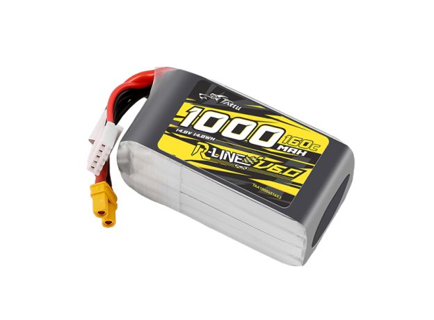 Tattu 1000mAh 4S 160C 14.8V LiPo Batarya | XT30 Konnektör | R-Line 6.0