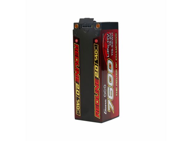Gens ace 7600mAh 4S 140C 15.2V(HV) LiPo Batarya | 5.0mm bullet | Kırmızıline 2.0