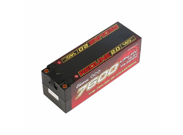 Gens ace 7600mAh 4S 140C 15.2V(HV) LiPo Batarya | 5.0mm bullet | Kırmızıline 2.0