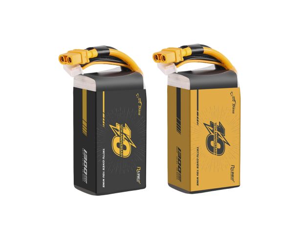 Tattu 1300mAh 6S 160C 22.2V LE LiPo Batarya | XT60 Konnektör | R-Line 6.0