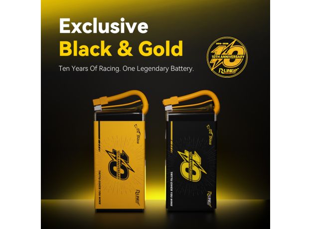 Tattu 1300mAh 6S 160C 22.2V LE LiPo Batarya | XT60 Konnektör | R-Line 6.0