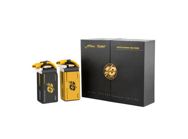 Tattu 1300mAh 6S 160C 22.2V LE LiPo Batarya | XT60 Konnektör | R-Line 6.0