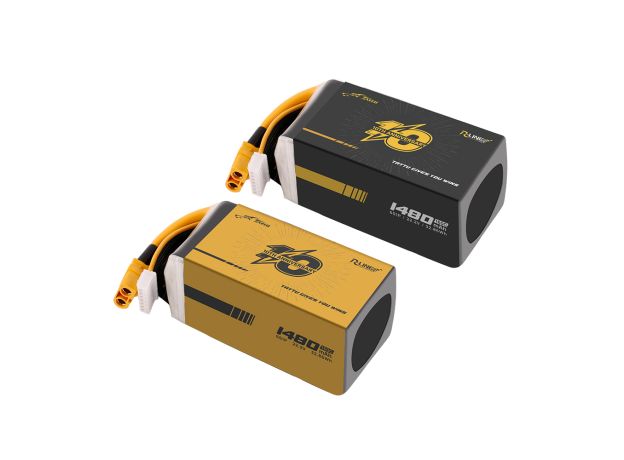 Tattu 1480mAh 6S 160C 22.2V LE LiPo Batarya | XT60 Konnektör | R-Line 6.0