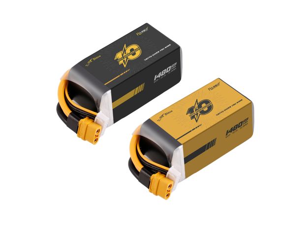 Tattu 1480mAh 6S 160C 22.2V LE LiPo Batarya | XT60 Konnektör | R-Line 6.0