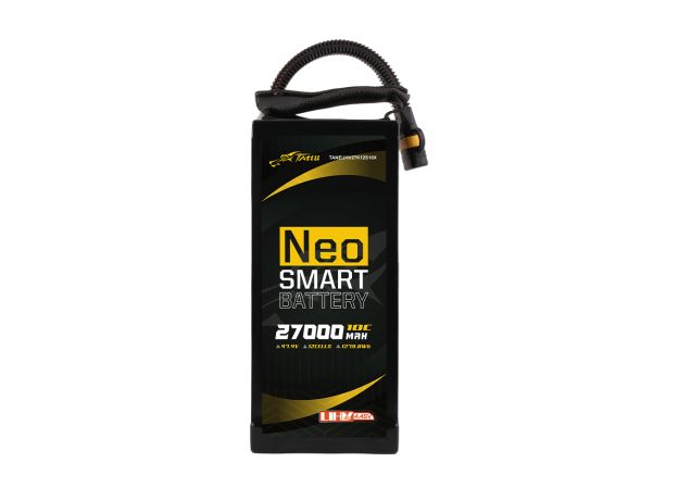 Tattu 27000mAh 12S 10C 47.4V(UHV) Smart LiPo Batarya | AS150U-F Konnektör | NEO Compact