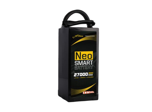 Tattu 27000mAh 12S 10C 47.4V(UHV) Smart LiPo Batarya | AS150U-F Konnektör | NEO Compact