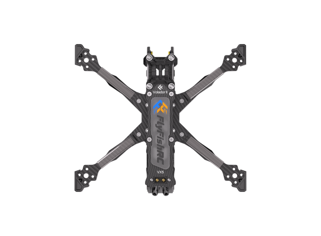 FlyFishRC Volador II VX5 O4 Pro FPV Serbest Stil T700 Gövde Kit — Siyah