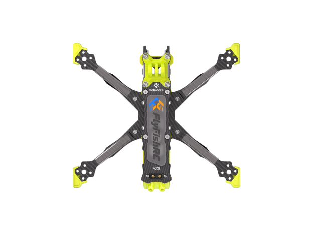 FlyFishRC Volador II VX5 O4 Pro FPV Serbest Stil T700 Gövde Kit — Siyah