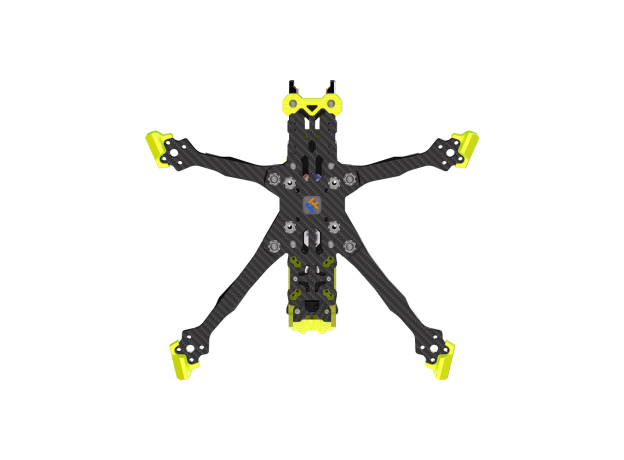 FlyFishRC Volador II VD5 O4 Pro Deadcat FPV T700 Gövde Kit — Siyah