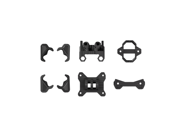 FlyFishRC Volador VX3/VX3.5 Gövde O4 Pro TPU Part Set — Siyah
