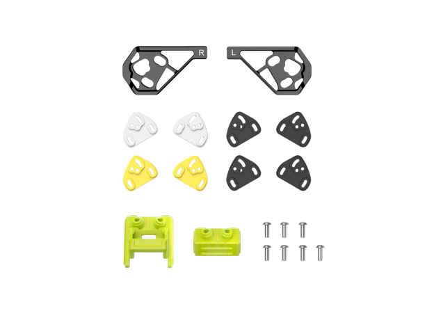 FlyFishRC Volador II 5-6inch O4 Pro Upgrade Part Kits — Siyah
