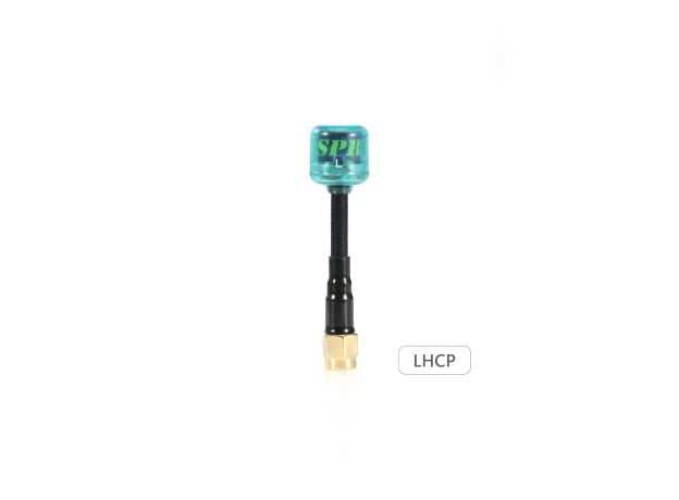 FlyFishRC Osprey 5.8Ghz 60mm RP-SMA Anten - LHCP — Şeffaf Siyah