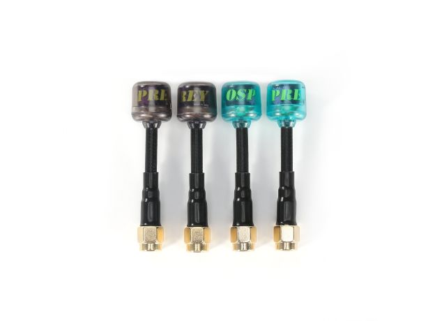 FlyFishRC Osprey 5.8Ghz 60mm RP-SMA Anten - LHCP — Şeffaf Siyah