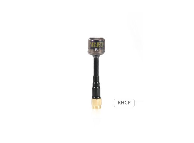FlyFishRC Osprey 5.8Ghz 60mm SMA Anten - RHCP — Şeffaf Siyah