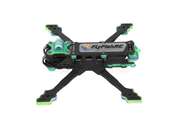 FlyFishRC Volador VX6 FPV Serbest Stil T700 Gövde Kit — Siyah