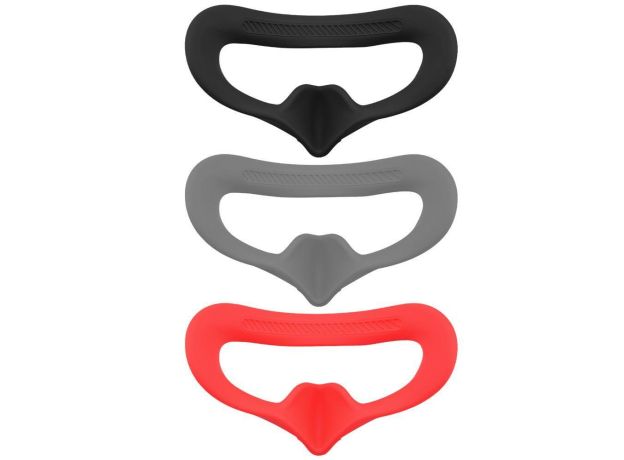 FlyFishRC Eye Pad Silicone Protective Cover Uyumlu DJI Avata Gözlük 2 — Siyah