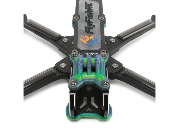FlyFishRC Volador II VX5 O3 FPV Serbest Stil T700 Gövde Kit — Siyah