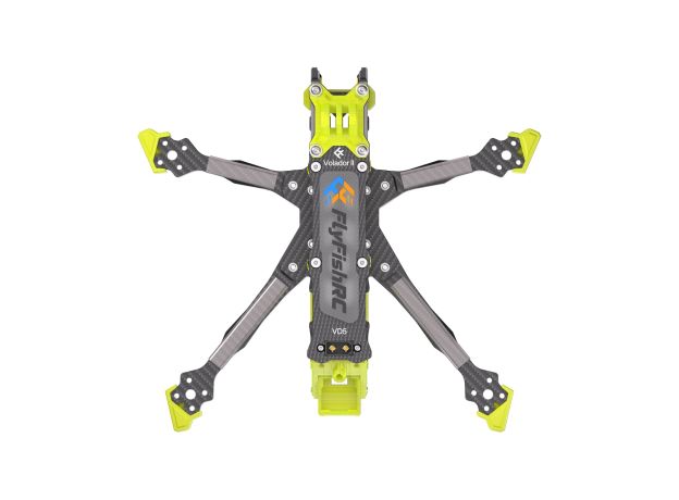 FlyFishRC Volador II VD5 O3 Deadcat FPV T700 Gövde Kit — Siyah