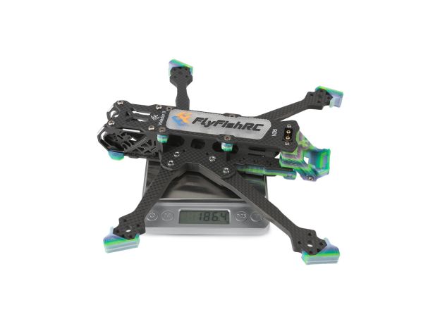 FlyFishRC Volador II VD5 O3 Deadcat FPV T700 Gövde Kit — Siyah