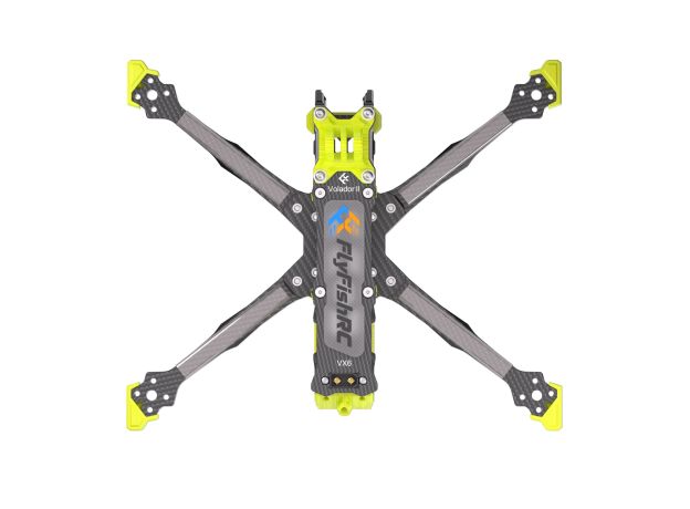 FlyFishRC Volador II VX6 O3 FPV Serbest Stil T700 Gövde Kit — Siyah