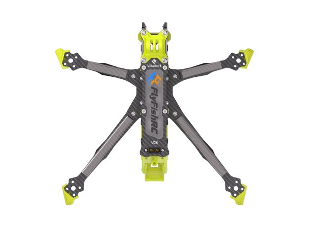 FlyFishRC Volador II VD6 O3 Deadcat FPV T700 Gövde Kit — Siyah