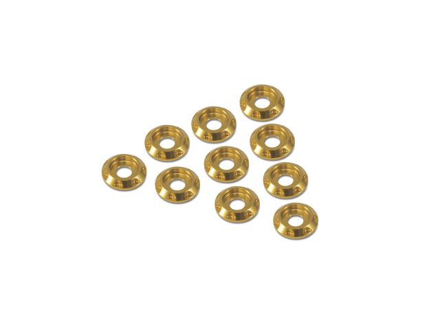 FlyFishRC M3 Aluminum Alloy Colorful Countersunk Washer - 20PCS — Ti-Gri
