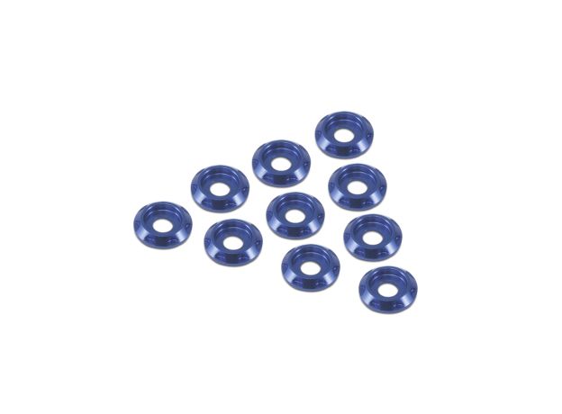 FlyFishRC M3 Aluminum Alloy Colorful Countersunk Washer - 20PCS — Ti-Gri