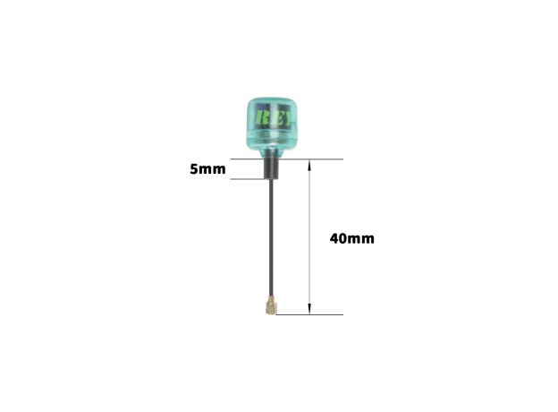 FlyFishRC Osprey 5.8Ghz 40mm ipex/UFL LHCP Stubby Anten