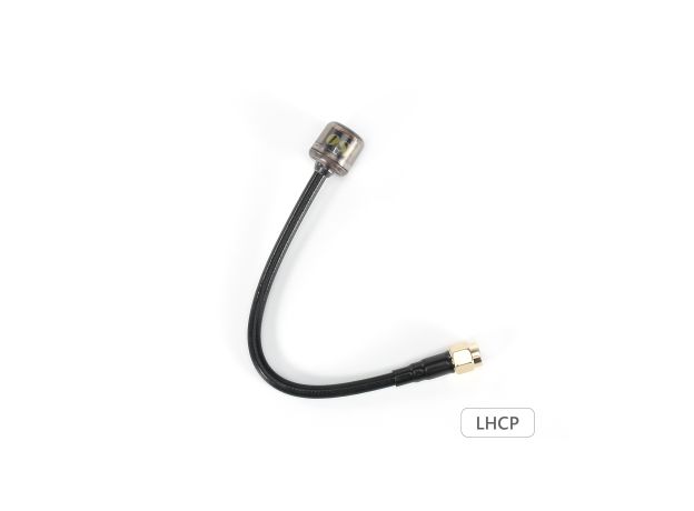 FlyFishRC Osprey 5.8Ghz 130mm SMA Anten - LHCP — Şeffaf Siyah
