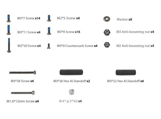 FlyFishRC FIFTY5 Component Parçalar — Kol x2