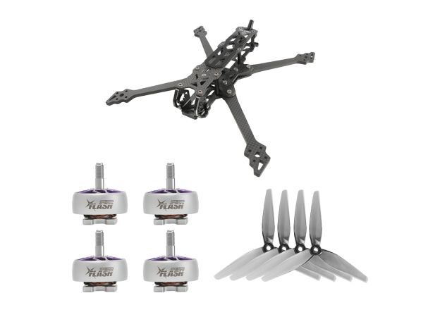 FlyFishRC FIFTY5 Flash 2306 HQ 5.5x3.5x3 Bundle Kit — 1750KV