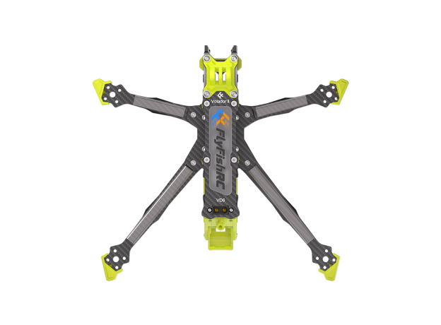 FlyFishRC Volador II VD6 O4 Pro Deadcat FPV T700 Gövde Kit — Siyah
