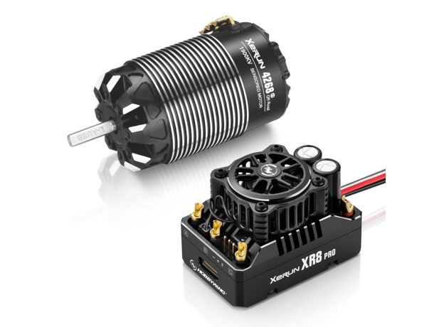 Hobbywing XR8 PRO G3 Combo - 1/8 Yarış Powertrain system — ESC+ Xerun 4268SD G3 Motor  1900kv (4S)