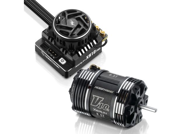 Hobbywing XR10 PRO G3 Combo - Modified Yarış — ESC + V10 G3 Motor (4.5T)