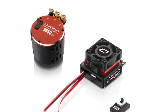 Hobbywing QUICRUN 10BL60 SENSORED G2 COMBO (2S) — ESC + QR3650 SD 10.5T G2