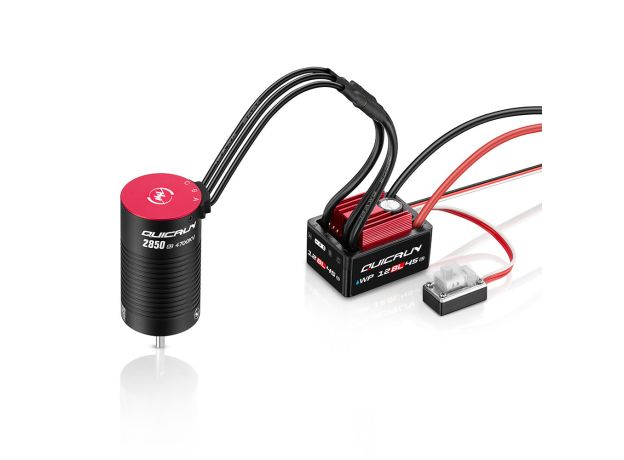 Hobbywing QUICRUN 12BL45 G2 + 2850SL COMBO — 12BL45 + 2850SL 3400KV