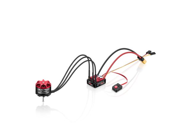 Hobbywing QUICRUN WP 10BL80 COMBO — ESC + QR 3530SL 1700KV Outer Motor