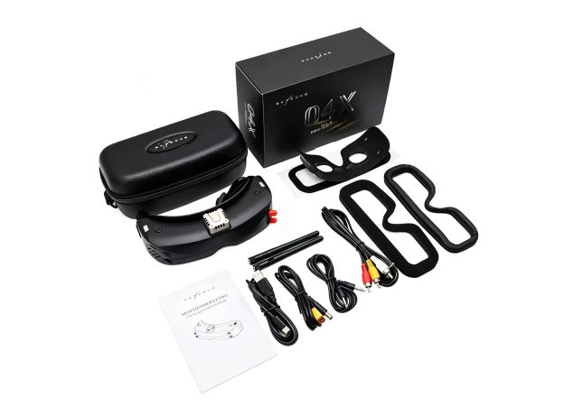 Skyzone SKY04X PRO FPV Goggles – White Matte