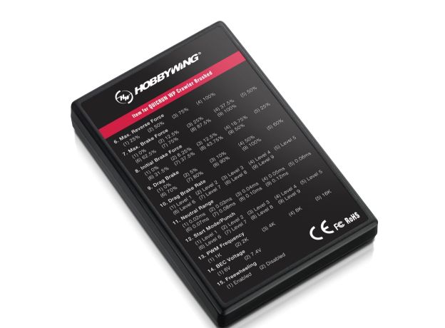 Hobbywing LED Program Card