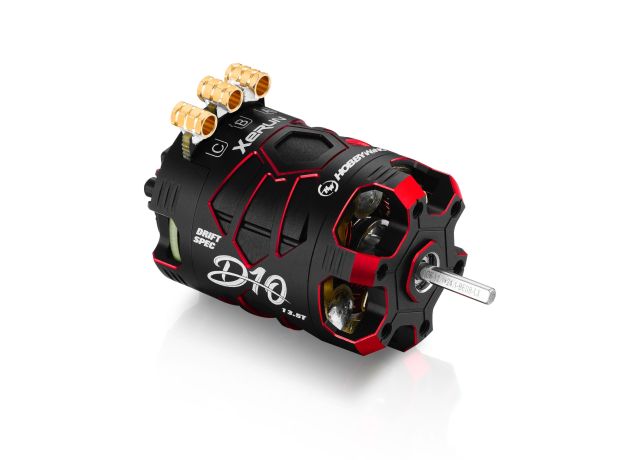 Hobbywing Xerun D10 Drift Motor - 13.5T (2900kv) — Stealth (Siyah) Sürüm