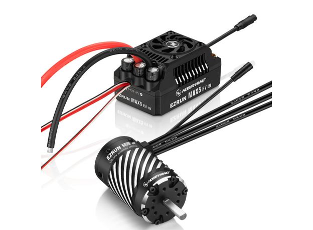 Hobbywing EZRUN MAX5 G2 Combo — ESC + 56118 SD 650KV G2 Motor (8-12S)