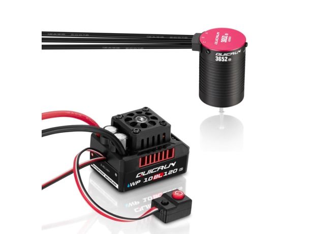 Hobbywing QUICRUN WP 10BL120 G2 COMBO (Sensorless) — ESC + 3652SL 3250kv G2