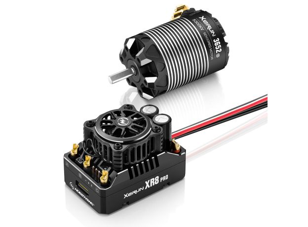 Hobbywing XR8 PRO G3 Combo - 1/10 SCT Powertrain system — ESC+ 3652SD G3 Motor  4500KV (2S)